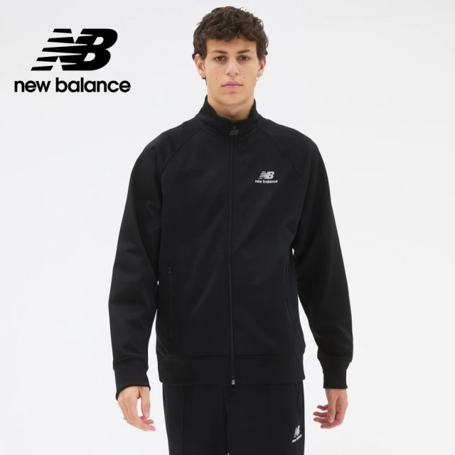 NEW BALANCE【NEW BALANCE】NB 立領棉質復古外套_中性_黑色_UJ23500BK