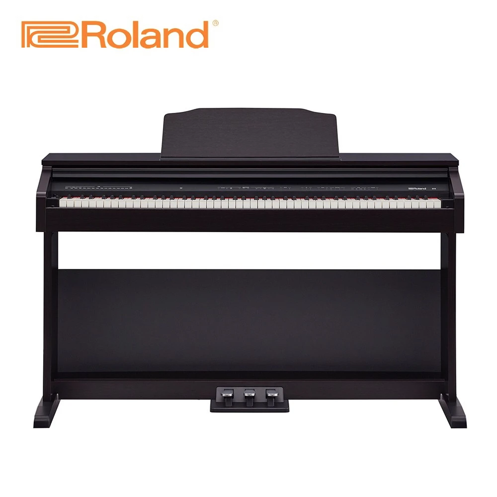 【ROLAND 樂蘭】RP30 88鍵數位電鋼琴 玫瑰木紋色款(原廠公司貨 商品保固有保障)