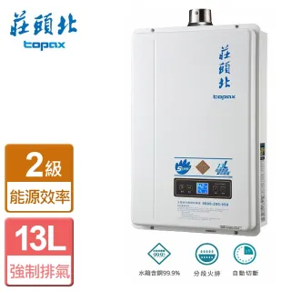 【莊頭北】全國安裝13L數位恆溫強制排氣熱水器(TH-7139FE)