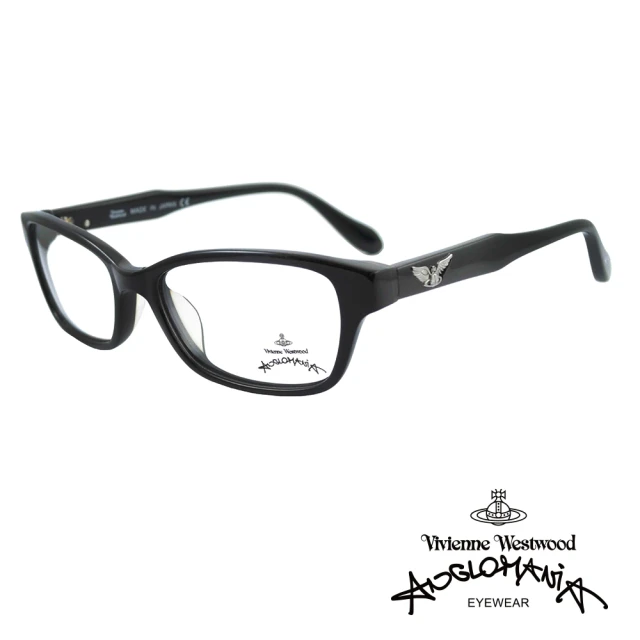 【Vivienne Westwood】光學鏡框優雅細勾造型英倫風-黑-AN267 01(黑-AN267 01)