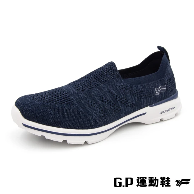 【G.P】女款飛織簡約舒適懶人鞋P0662W-藍色(SIZE:35-39 共三色)