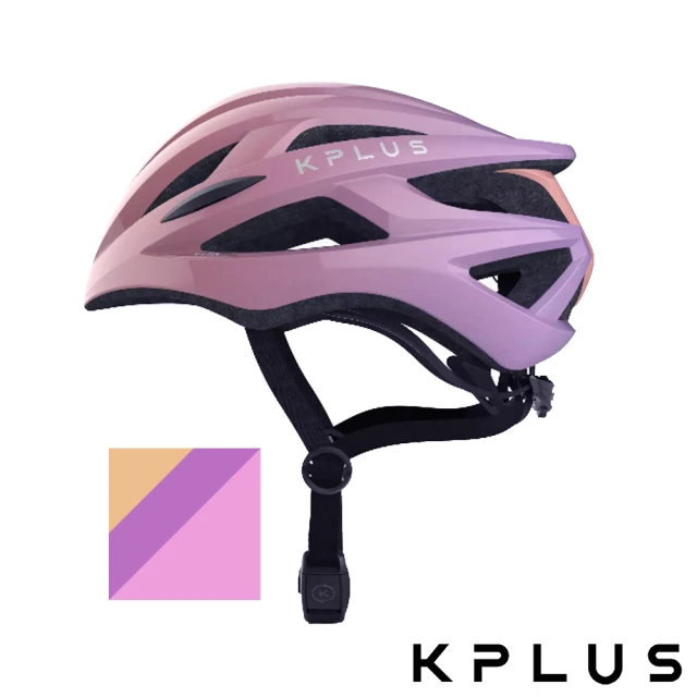 【KPLUS】單車安全帽S系列公路競速-VITA Helmet-日落粉