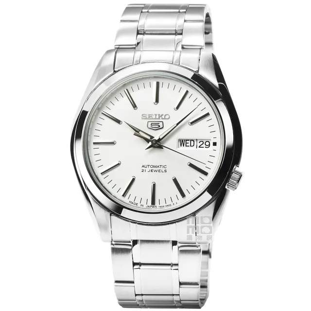 【SEIKO 精工】精工5號機械男錶-白(SNKL41J1 日本版)
