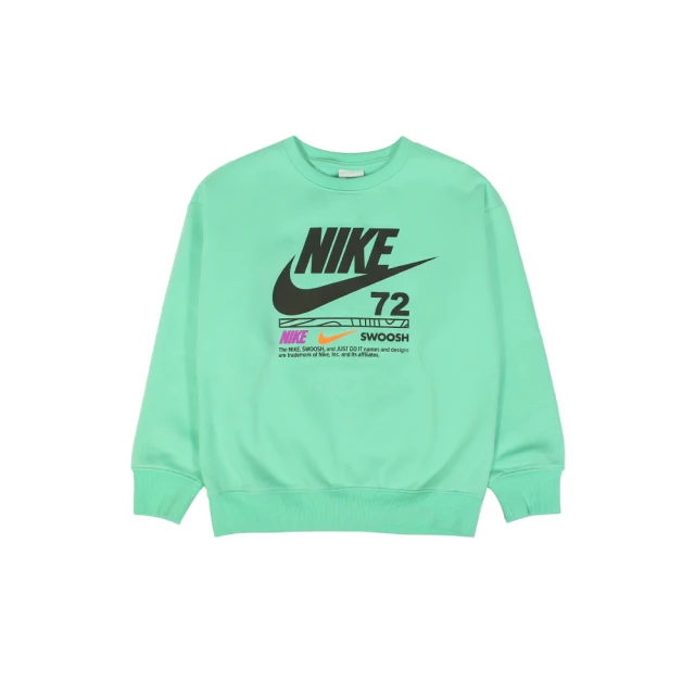 【NIKE 耐吉】長袖上衣 大學T 套頭無帽衛衣 小童 - NY2242076PS004