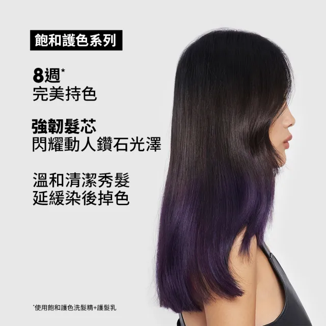 【L’OREAL 巴黎萊雅PRO】絲漾博飽和護色洗髮精300ml(★燙染髮必備)