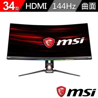 Msi 微星 Optix Mpg341cqr 34吋曲面電競螢幕 Momo購物網 雙11優惠推薦 22年11月