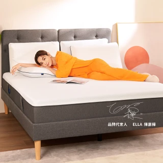 【Emma Sleep 艾瑪】Original床+保護套+記憶枕套組 雙人加大(德國工藝 專為台灣濕熱環境設計 防水抗敏透氣)