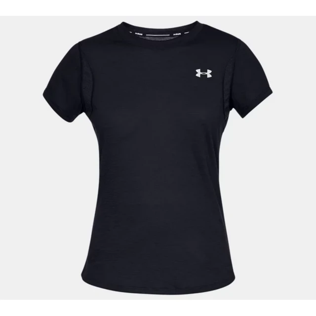 UNDER ARMOUR【UNDER ARMOUR】Streaker 2.0排汗快乾短T-Shirt 女 短袖上衣 黑(1341520-001)