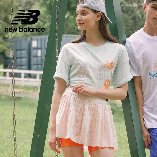 【NEW BALANCE】NB 短袖上衣_女性_果綠色_WT21521LSF