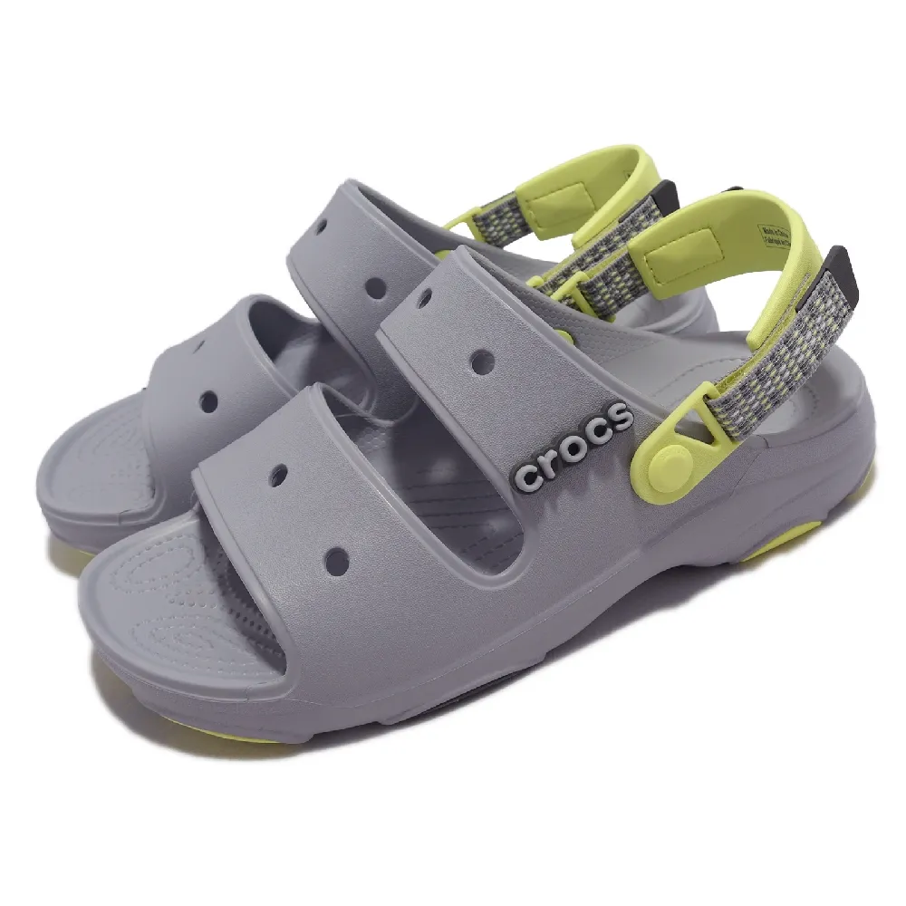 【Crocs】涼拖鞋 Classic All-Terrain Sandal 男鞋 女鞋 灰 綠 卡駱馳 洞洞鞋(2077111FH)