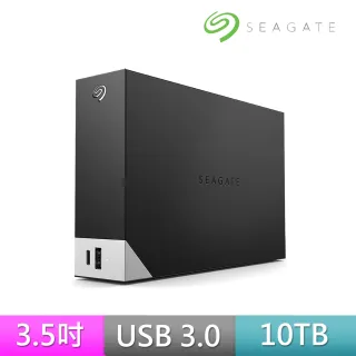 【SEAGATE 希捷】One Touch Hub 10TB 雙USB 3.5吋外接硬碟(STLC10000400)