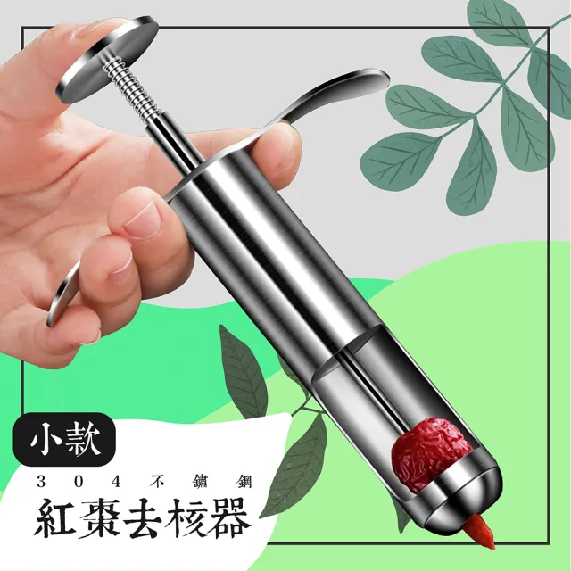 【Fili】小款304不鏽鋼紅棗去核器(水果去籽器 櫻桃山楂取心器)