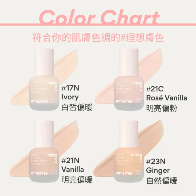 【innisfree】完美持久無限粉底 SPF25 PA++(30ml)