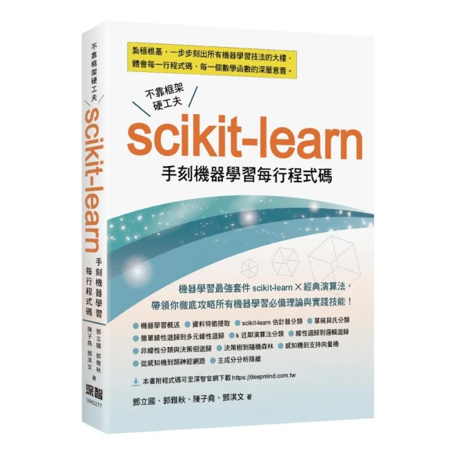 不靠框架硬功夫 - Scikit-learn手刻機器學習每行程式碼