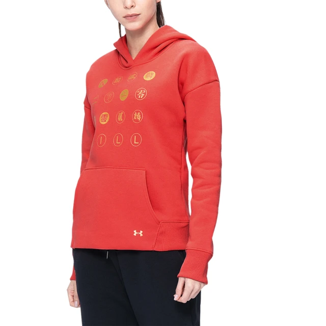 【UNDER ARMOUR】女 Originators CNY長袖套頭衫_1353341-646(火星紅)