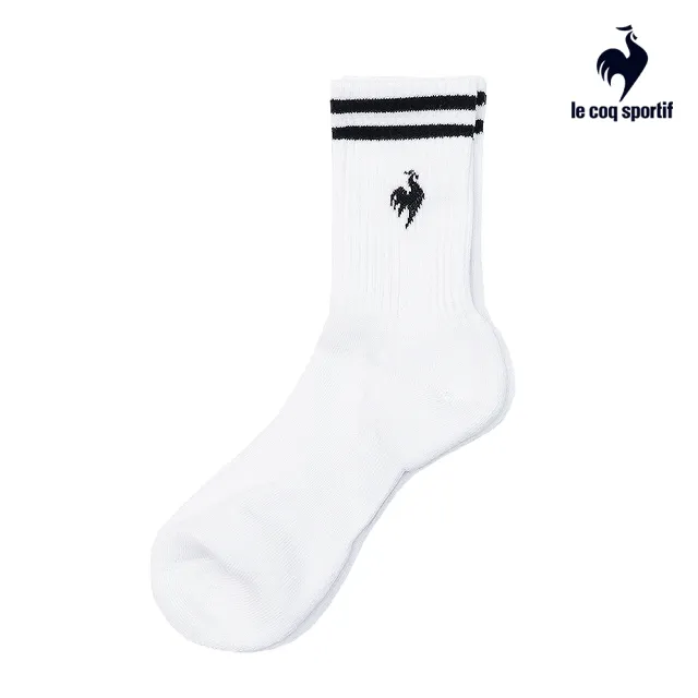 【LE COQ SPORTIF 公雞】中筒襪/運動襪/休閒襪 男女-3色-LWP03201