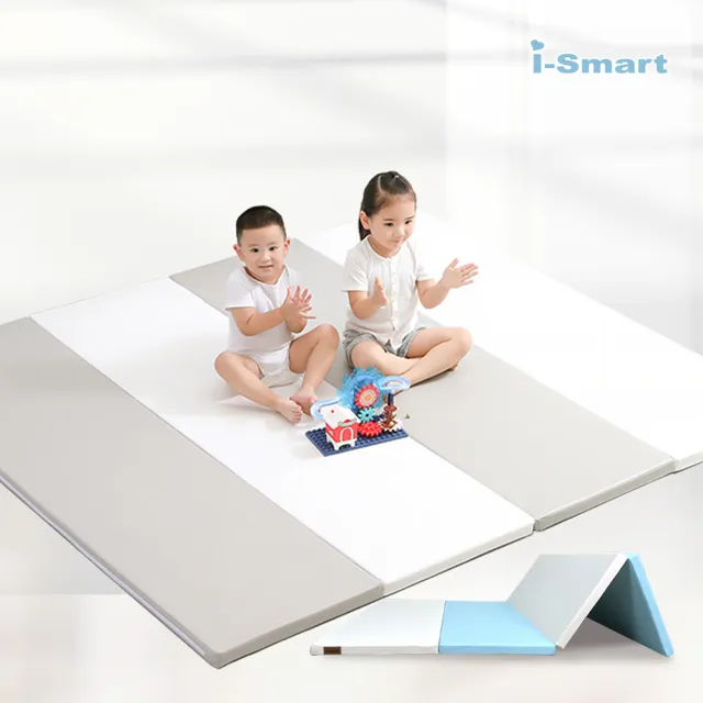 【i-smart】兒童折疊地墊無縫隙加厚4cm(遊戲地墊2色可選)