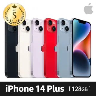 【Apple 蘋果】S 級福利品 iPhone 14 Plus 128GB 6.7吋 智慧型手機(原廠保固中)