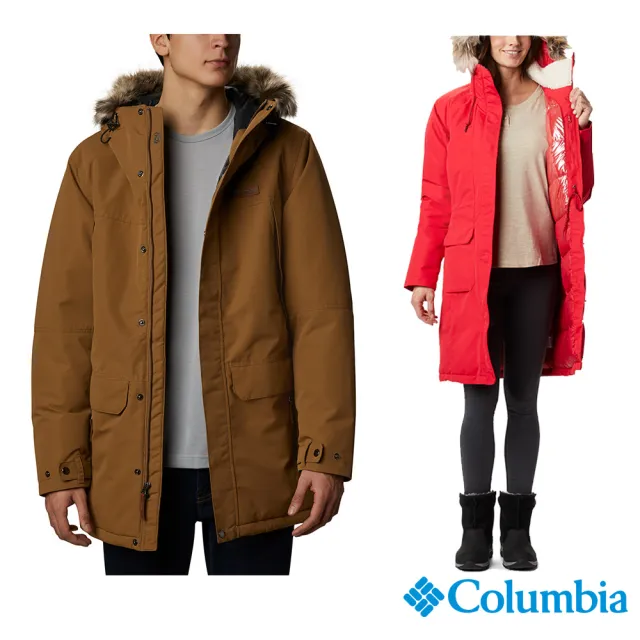 【Columbia 哥倫比亞】男女款- 防水Omni-Heat鋁點保暖羽絨外套(特談商品)