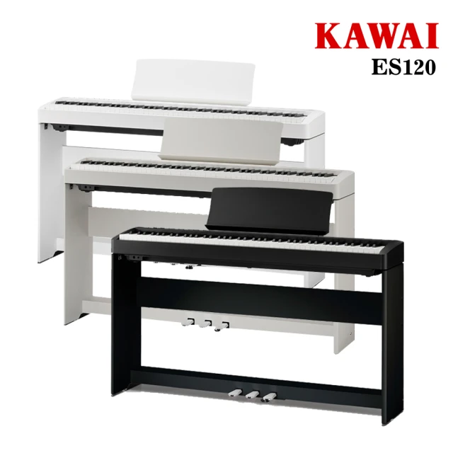 【KAWAI 河合】ES120 88鍵數位鋼琴 整組 附琴椅(電鋼琴 ES-120)