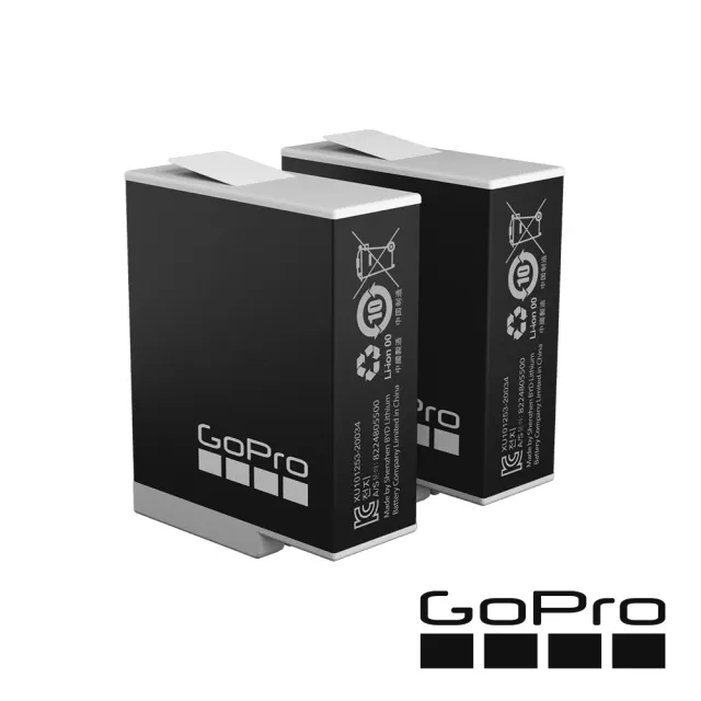 【GoPro】Enduro 2入裝高續航電池 For HERO9/10/11 Black(ADBAT-211)
