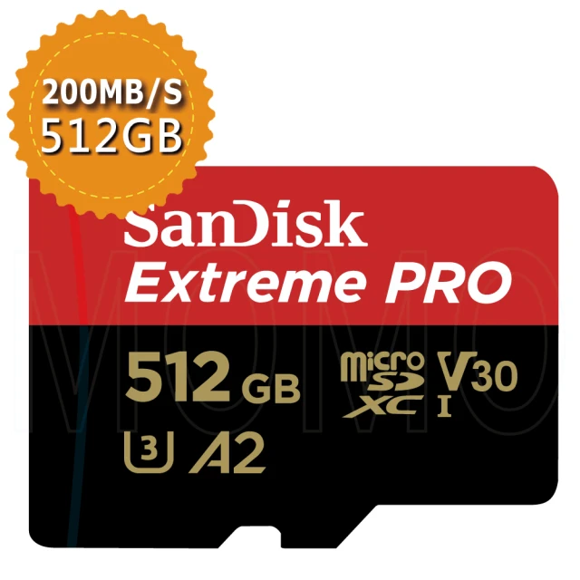 SanDisk 晟碟 ExtremePRO microSDXC A2 512G記憶卡(平行輸入)