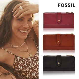 【FOSSIL 官方旗艦館】年終特降★Madison / Lainie 真皮實用經典長夾  邵雨薇推薦品牌(多款可選)