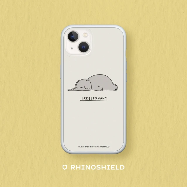 【RHINOSHIELD 犀牛盾】iPhone X/Xs/XR/Xs Max系列 Mod NX手機殼/I Love Doodle-大象(I Love Doodle)