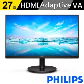 【Philips 飛利浦】271V8L 27型 低藍光窄邊框平面螢幕(VA/FHD)