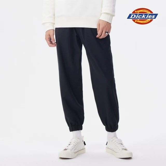 Dickies 女款米白色斜紋收腰設計工裝風連身短裙｜DK0