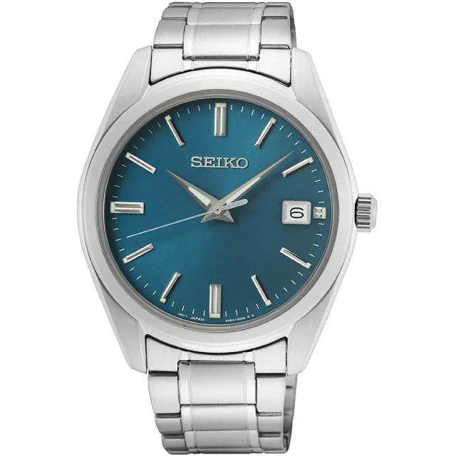 【SEIKO 精工】藍寶石鏡面 石英腕錶 SUR525P1/6N52-00A0U