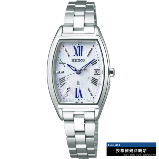 【SEIKO 精工】LUKIA 太陽能 慾望巴黎電波女錶(1B32-0AA0W/SSVW165J)