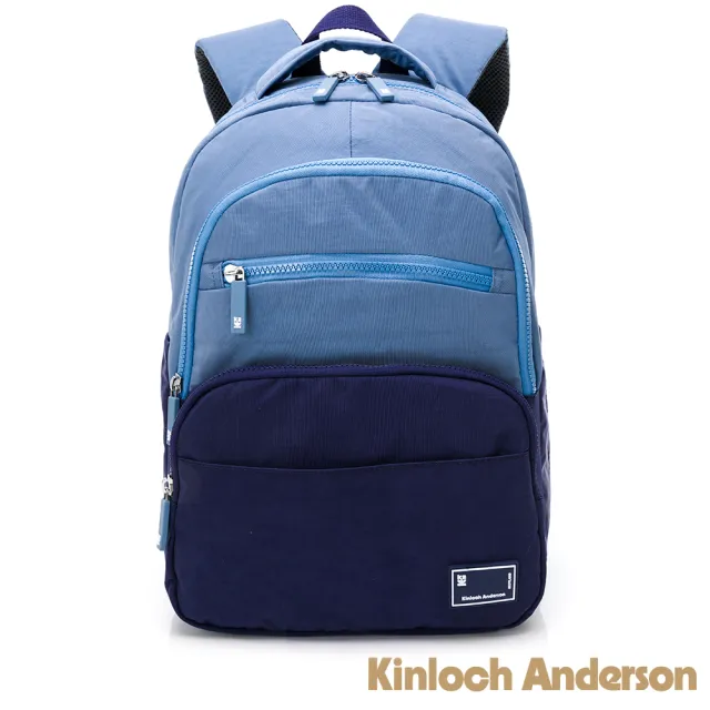 【Kinloch Anderson】清新摩卡 機能後背包(深藍色)