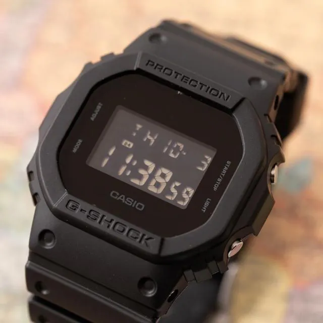 CASIO 卡西歐】暢銷經典電子錶1+1獨家組合(DW-5600BB-1+DW-5600E-1