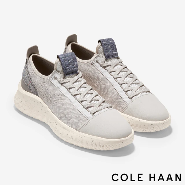 【Cole Haan】ZEROGRAND II 超輕量再生環保運動鞋-男鞋(暖灰象牙白-寬楦-C35541)