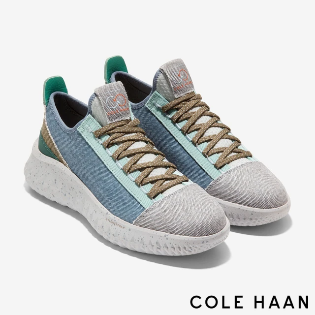 【Cole Haan】ZEROGRAND II 超輕量再生環保運動鞋-男鞋(中國藍-寬楦-C35637)