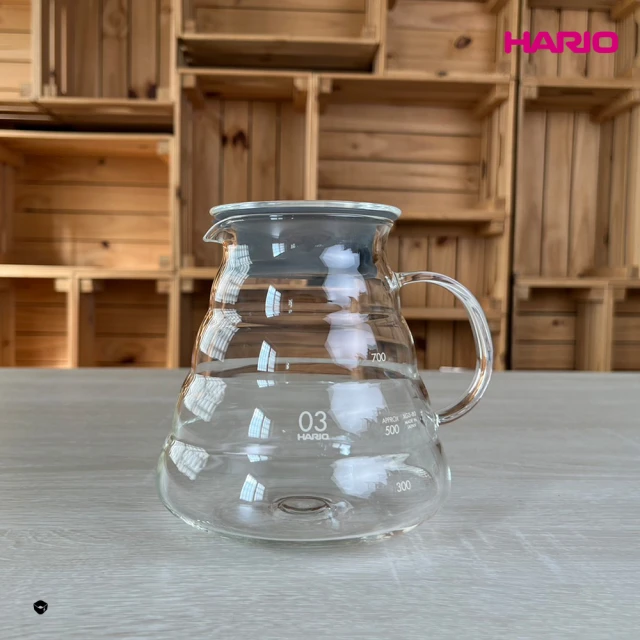 【HARIO】V60雲朵80咖啡 03玻璃分享壺-透明 800ml(分享壺 咖啡壺 玻璃壺 雲朵壺 XGS-INT-03TB)