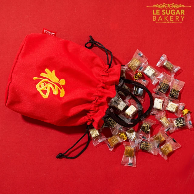 【LeSugar Bakery 樂糖烘焙】綜合口味牛軋糖福袋 900克(五種口味 新年春節送禮禮盒)