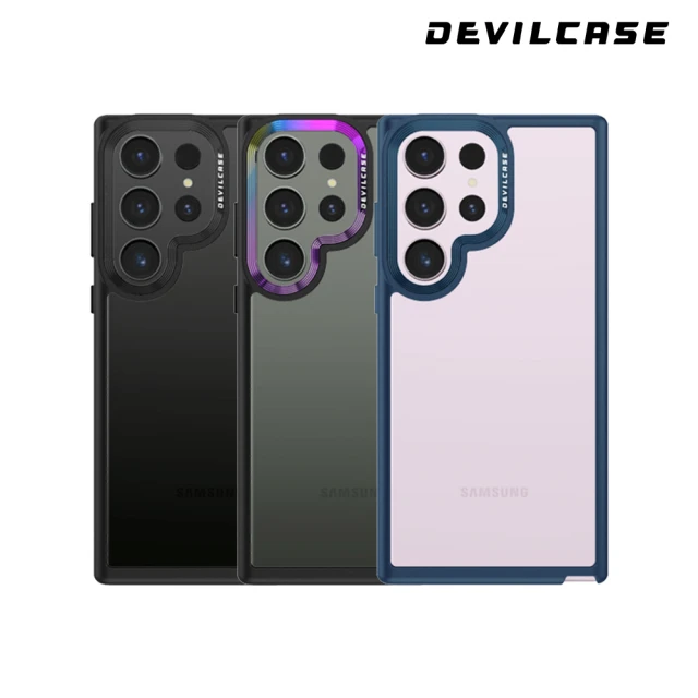 【DEVILCASE】SAMSUNG Galaxy S23 Ultra 5G 惡魔防摔殼 標準版(黑色)