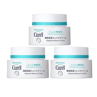 【日本花王Curel】獨家特談組★潤浸深層保濕乳霜40g_3入(日本原裝進口)