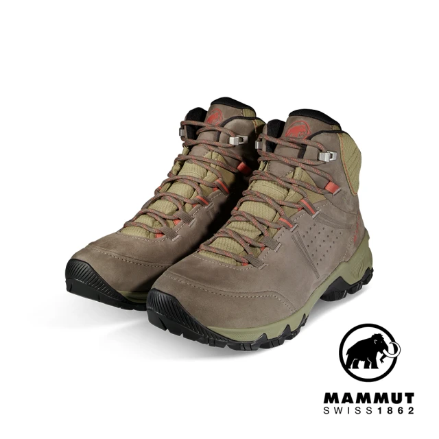 【Mammut 長毛象】Nova IV Mid GTX Women 防水中筒皮革登山鞋 女款 棕/杏桃白蘭地 #3030-04730