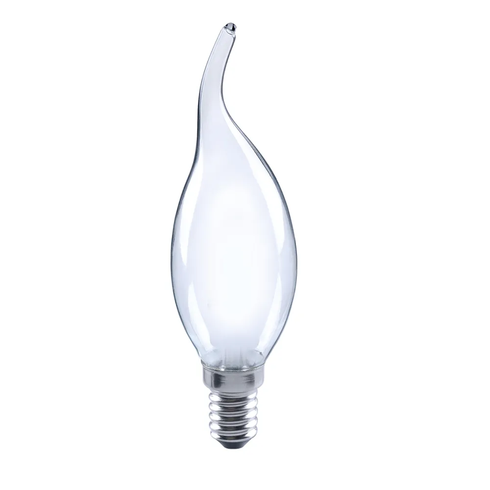 【Luxtek樂施達】Led 霧面 蠟燭拉尾型燈泡 全電壓 4.5W E14 黃光-5入(CL35F_WW4.5W E14 F30)