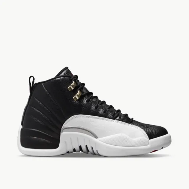 NIKE 耐吉】jordan 喬丹12代籃球鞋AJ12 Playoffs RETRO 經典季後賽黑白