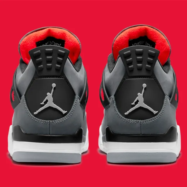 NIKE 耐吉】Air Jordan 4 Infrared 紅外線灰黑紅男款DH6927-061(Air