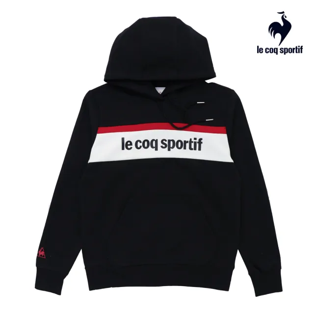 【LE COQ SPORTIF 公雞】潮流運動連帽T恤 中性-3色-LOQ23931