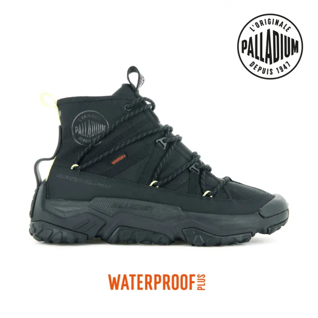 【Palladium】OFF-GRID CROSS WP+輪胎橘標防水靴-中性-黑(77987-001)