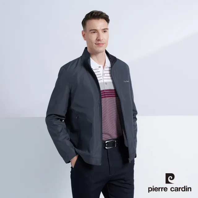 【pierre cardin 皮爾卡登】商務休閒 男款 都會休閒經典防風夾克外套(多款任選)