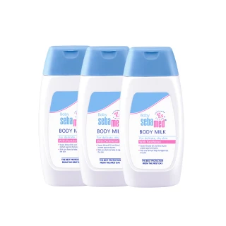 【SEBAMED 施巴】嬰兒舒敏乳液200ml 三入組