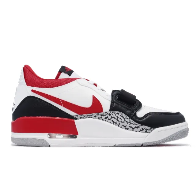 NIKE 耐吉】休閒鞋Air Jordan Legacy 312 Low 男鞋白紅芝加哥爆裂紋