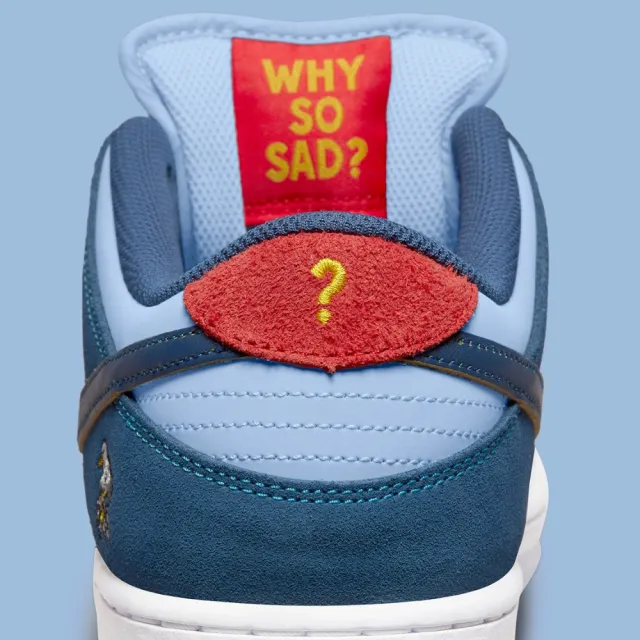 NIKE 耐吉】Why So Sad? x Nike SB Dunk Low 海軍藍刮刮樂男女款DX5549